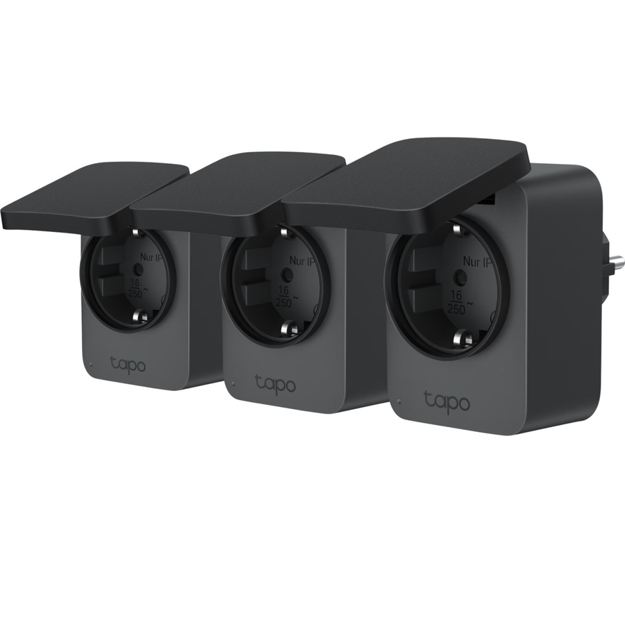 Tapo P410M slimme buitenstekker – 3-pack