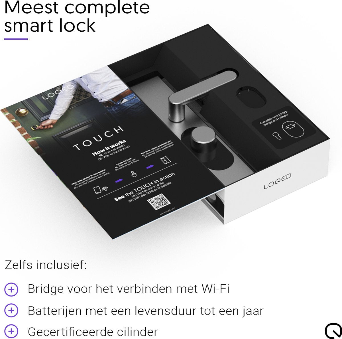 LOQED Bundle - Smart Lock + Power Kit